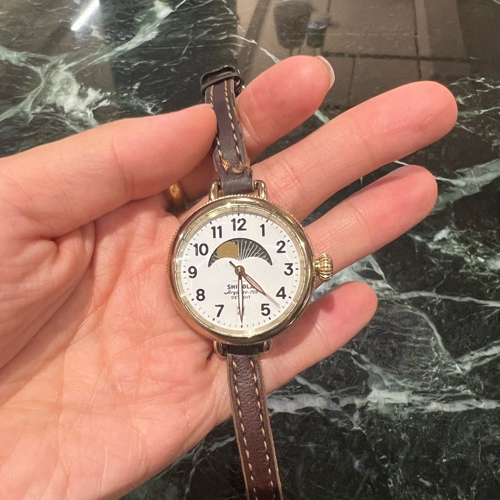 Shinola The Birdy Moon Phase 34MM